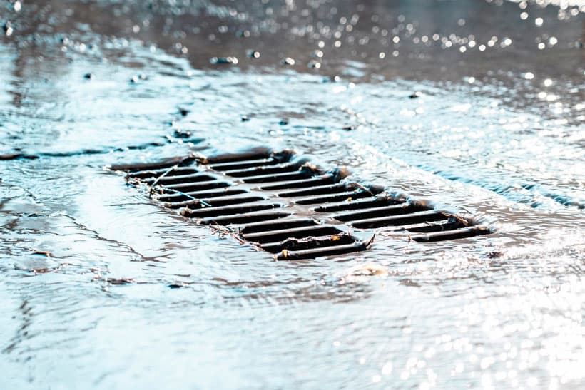 Alcantarillado pluvial en A Coruña