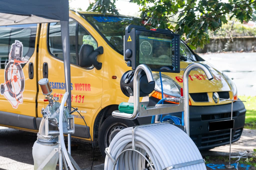 Galería de trabajos de reparación de tuberías con manga