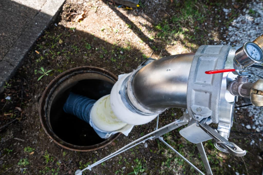 Galería de trabajos de reparación de tuberías con manga